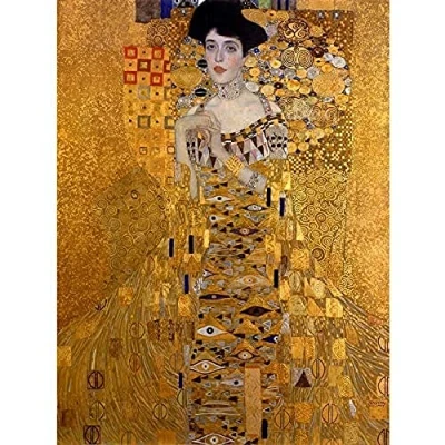 Image of Wee Blue Coo Klimt Portrait Adele Bloch Bauer Unframed Wall Art Print Poster Home Decor Premium