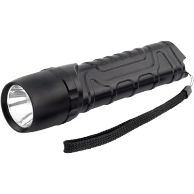 Image of ANSMANN M900P M Series Torch Flashlight Professional for work and outdoor activities High power up to 930 lumens with beam 170m Includes 4 AA Alkaline Batteries &amp; 3 year warranty