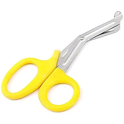 Image of ComDent EMT Nurse First Aid Trauma Tuff Cut Utility Scissors Shears 18cm (Yellow)