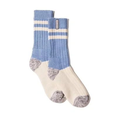 Image of SEALSKINZ Cawston Unisex Super Soft Bamboo Mid Length Striped Everyday Socks Daily Wear Hypoallergenic &amp; Kind to Skin Feel
