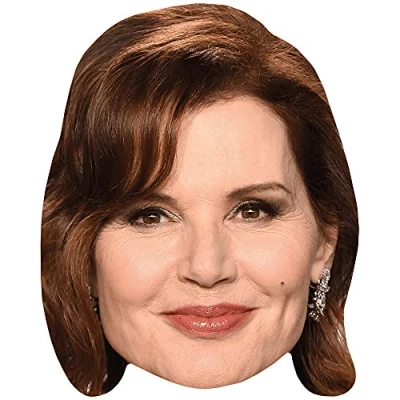 Image of Geena Davis (Smile) Celebrity Mask, Flat Card Face, Fancy Dress Mask