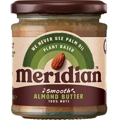 Image of Meridian Almond Butter Smooth 100% Nuts 170g Pack of 2