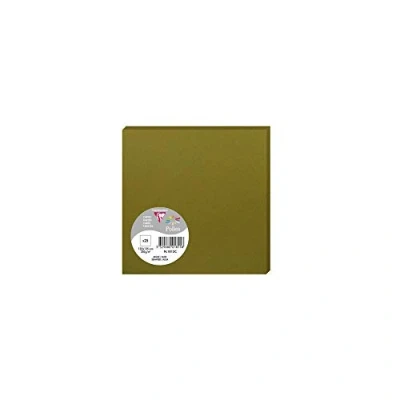 Image of Clairefontaine Ref 1815C Pollen Card (Pack of 25 Sheets) 135 x 135mm Sized, Acid Free, Inkjet &amp; Laser Compatible, Easy to Write On, 210gsm Seaweed