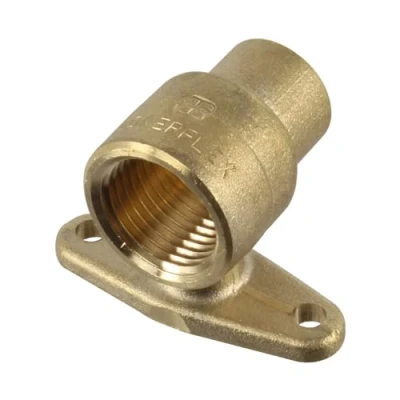 Image of Paxanpax PCK337 Universal Gas Cooker Straight Wall Plate Connector (15mm / 1/2&quot;)