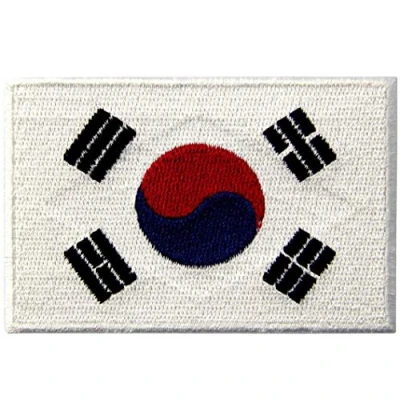 Image of South Korea National Flag Embroidered Korean State Emblem Iron On Sew Patch