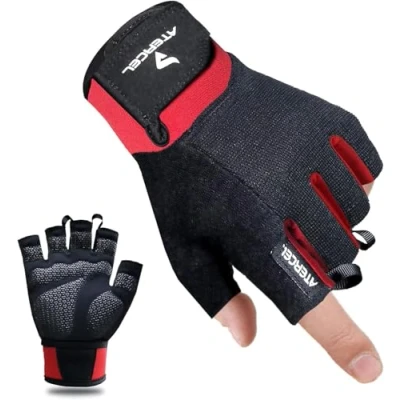 Image of ATERCEL Weight Lifting Gloves, Gym Gloves for Crossfit, Workout, Exercise Cycling, Training, Breathable and Snug fit, Men Women