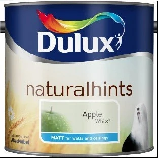 Image of Dulux Natural Hints Matt 2.5L Apple White