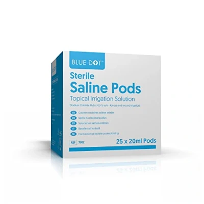 Image of Blue Dot Eye Wash Pods, Pack of 25