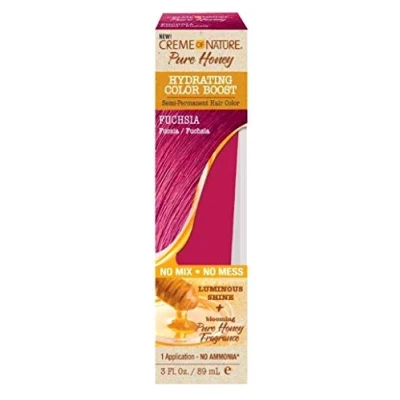Image of Creme OF Nature PURE HONEY HYDRATING Color BOOST Semi Permanent Hair (FUSHSIA)