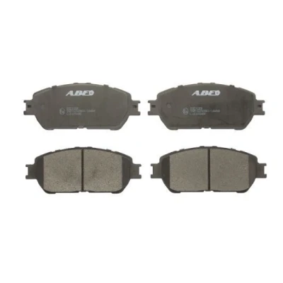 Image of 0446504080, 0446508030, 044650830, 0446521020, 0446528510 Brake pad set ABE C12125ABE Front Axle not prepared for wear indicator