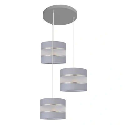 Image of Helen Spotlight Clusters Grey, Silver 35cm