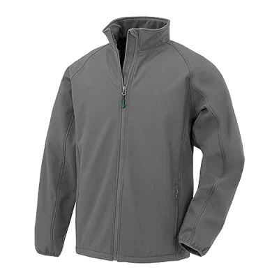 Image of Result Genuine Recycled Mens Printable Soft Shell Jacket (L) (Workguard Grey)