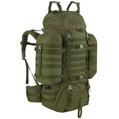 Image of Wisport Raccoon 65L Rucksack Olive Green