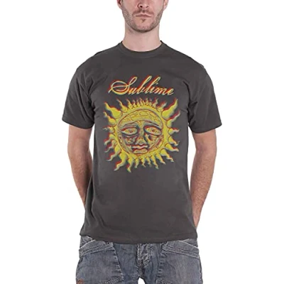Image of Sublime Yellow Sun T Shirt Grey XL