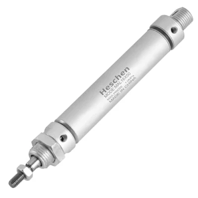 Image of Heschen Pneumatic slim Air Cylinder MAL 16 50 M5 port 16mm Bore 50mm Stroke Double Acting