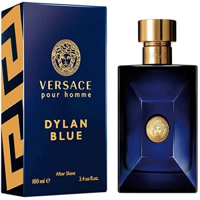 Image of Versace Pour Homme Dylan Blue After Shave Lotion For Him, 100 ml