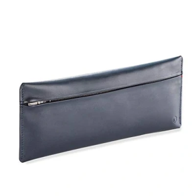 Image of Caran d&#039;Ache Pencil Case with Zip Blue