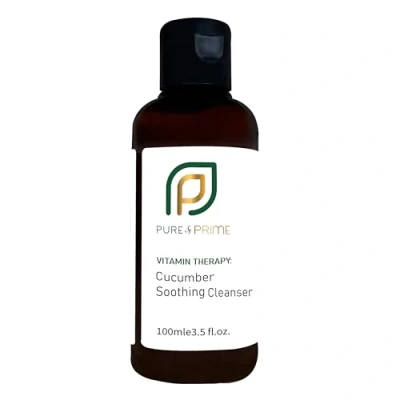 Image of CUCUMBER SOOTHING CLEANSER, Hydrating &amp; Gentle for Sensitive Skin Natural Ingredients, 100ml.
