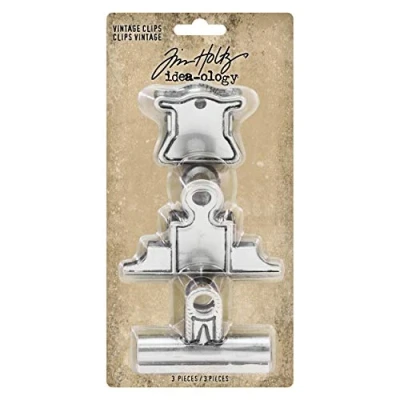 Image of Tim Holtz Advantus Vintage Clips, Metal, Silver, One Size