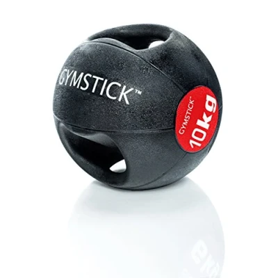 Image of Gymstick 61044 10 Medicine Ball with Handles,Assorted Colors , kg