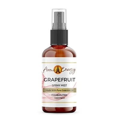 Image of Aroma Energy Grapefruit Room Spray 100ml Pure Natural Essential Oil Fragrance Mist