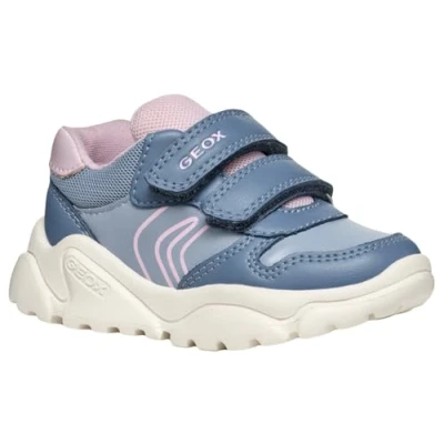 Image of Geox Baby B CIUFCIUF Girl A Sneaker, 2 UK Child Turquoise