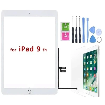 Image of Hedywei Touch Screen Replacement for iPad 9 Display A2602 A2603 A2604 A2605 10.2 Inch 2021 Digitizer with Tool Kit