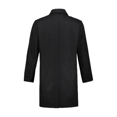 Image of JP 1880 Men&#039;s Wollmix Mantel Coat, Charcoal, 7XL
