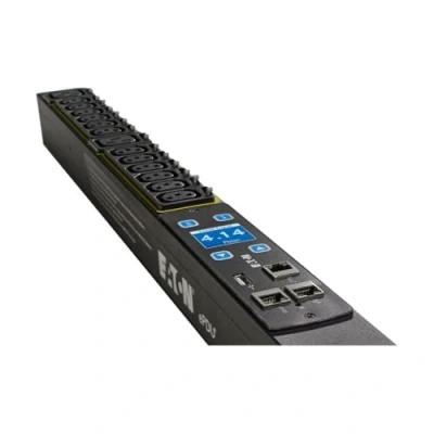 Image of Eaton Epdu G3 Metered Input Power Distribution Unit (Rack Mountable) Ac 230 V 3 Phase Ethernet 10/100, Rs 232 Input: Iec 60309 32a Output