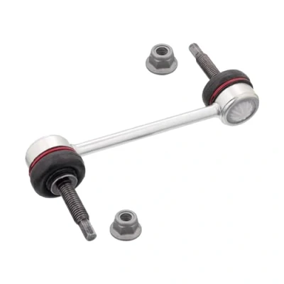 Image of XR81694, XR827071, XR855185 Anti roll bar link BLUE PRINT ADJ138530 Front Axle Left, Right 138mm M10 x 1,5 with nuts nut Steel