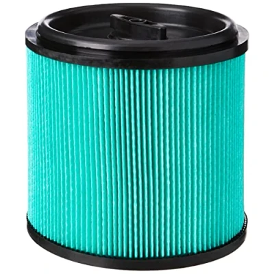Image of Vacmaster 951316 Official Universal HEPA H13 Cartridge Filter for 15 60L Wet &amp; Dry Vacuum Cleaners and Dust Extractors, Green Use Only