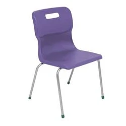 Image of Titan 4 Leg Chair Size 5 430mm Seat Height Purple T15 P
