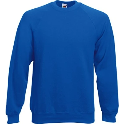 Image of Fruit of the Loom Sweatshirt Raglan Sweat XL,Royal