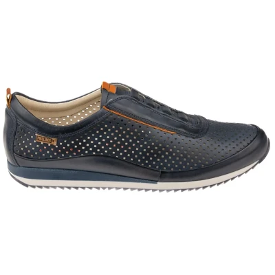 Image of Pikolinos Leather Sneakers Liverpool M2A Blue