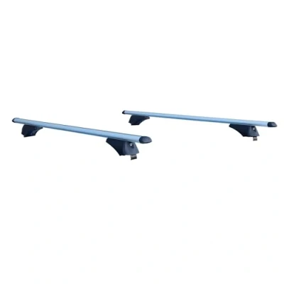 Image of Streetwize Roof Bar for Flush/Closed Rails Aluminium Bars, Supplied with 4 Keys Anti Theft Locking Bars 75kg Max Load Cars, 4x4&#039;s (135cm)