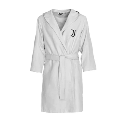 Image of JUVENTUS Microfibre Bathrobe, Black, XL