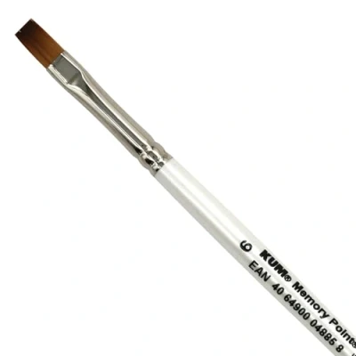 Image of KUM 511.50.11 Memory Point Brushes FL, MemTip Pin Fl#6, Flat Shape, Pack of 1