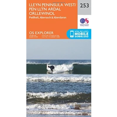 Image of Explorer 253 Lleyn Peninsula West Map With Digital Version