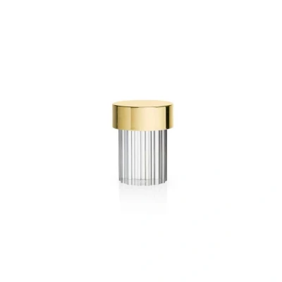 Image of Flos Last Order Fluted Portable Table Lamp Satin Copper