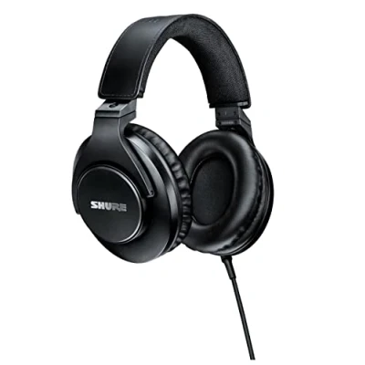Image of Shure SRH440A Over Ear Wired Headphones for Monitoring &amp; Recording, Professional Studio Grade, Enhanced Frequency Response, Work with All Audio Devices, Adjustable Collapsible Design 2022 Version