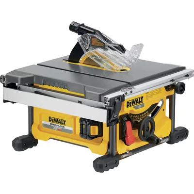 Image of DeWalt DEWDCS7485T2 FlexVolt XR Table Saw with 2 x 6/2 A Li Ion Battery, 54 V, Yellow