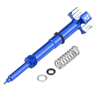 Image of Motorcycle Air/Fuel Mixture Screw, FCR Carb Air Fuel Screw Adjuster for Hon da CRF150R Suzu ki (Blue) carburetor accessories