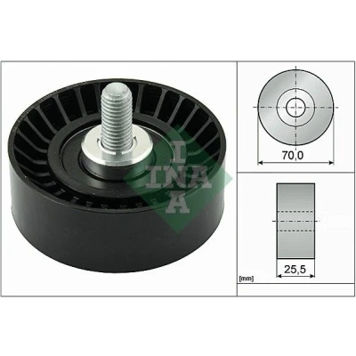 Image of 1049577, 1114544, 1134084, 1318844, 98BB19A216AA Idler Pulley INA 532 0545 10 FORD: Transit Connect Mk1 Van, Focus Estate, Hatchback