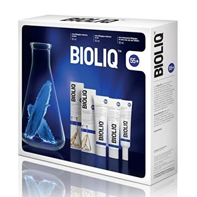 Image of BIOLIQ 55 + Set Nourishing Day Cream 50ml Lifting and Night Eye, Mouth, Neck Décolleté Intense 30 ml