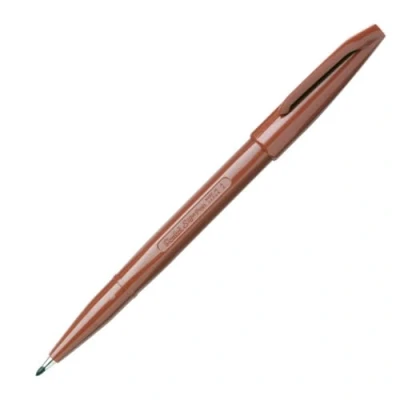 Image of PENTEL S520 SIGN PEN BROWN