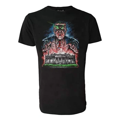 Image of Darkside Donald Trump Horror Movie Genuine Mens T Shirt XX Large Black