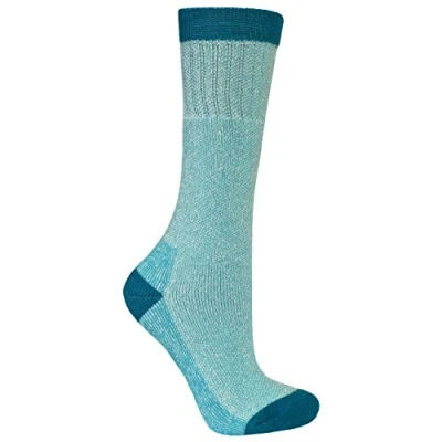 Image of Trespass Caray, Marine, 3/6, Warm Socks for Women, UK Sizes 3 6, Blue