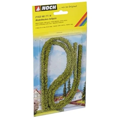Image of Noch 21522 10 x 6 mm Model Hedges Light Green Landscape Modelling