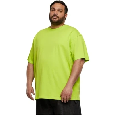 Image of Urban Classics Heavy Basic Tshirt, Men&#039;s, Size: XXL, Frozenyellow