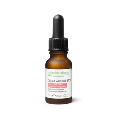 Image of Spilanthox therapy Direct Wrinkle Stop Anti Ageing Concentrate for Smoothing Facial Expressions &amp; Reducing Wrinkles Care Spilanthol Hyaluronic Acid Vegan Cosmetics 15ml